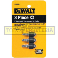 Juego de Puntas Pozidrive DeWalt DW2069