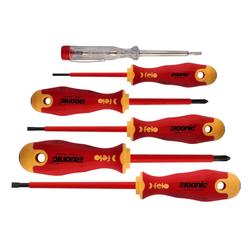 Set de 6 Destornilladores Aislados 1000V Ergonic Felo 413 963 98