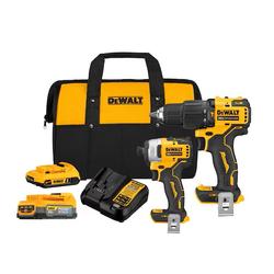 Combo Taladro Atornillador Percutor y Atornillador de Impacto 20V BL DeWalt DCK276D1E1AR